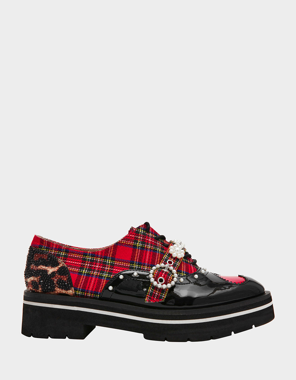 BETSEY-JOHNSON_SHOES_SIMONEE_RED-PLAID_SIDE